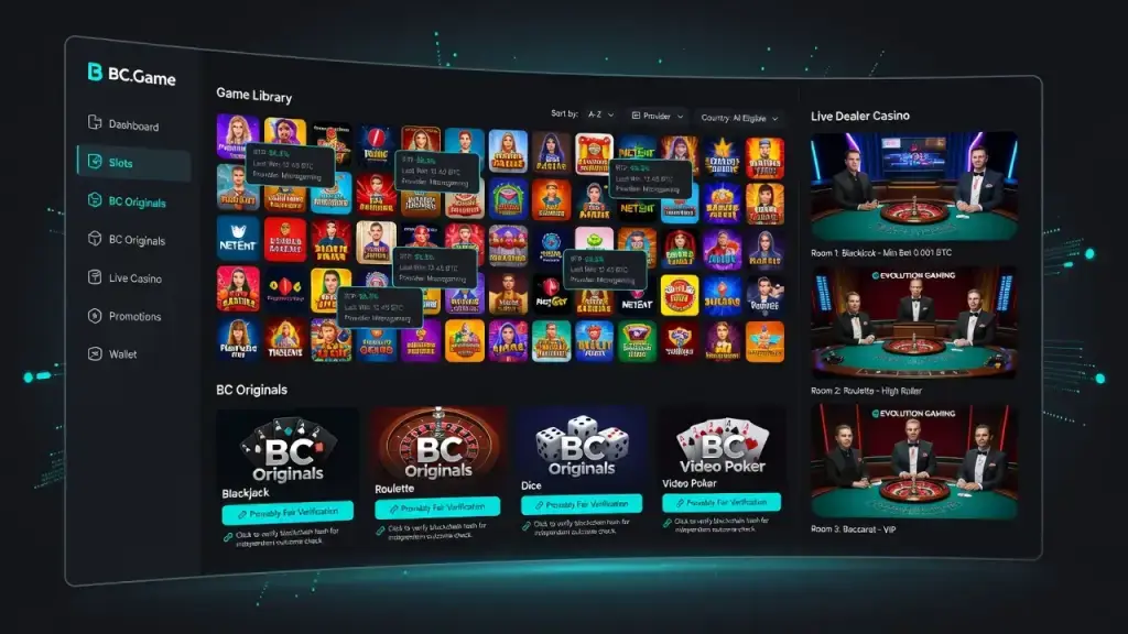 Inside BC.Game: Crypto-Only Casino Design Meets Provably Fair Tech