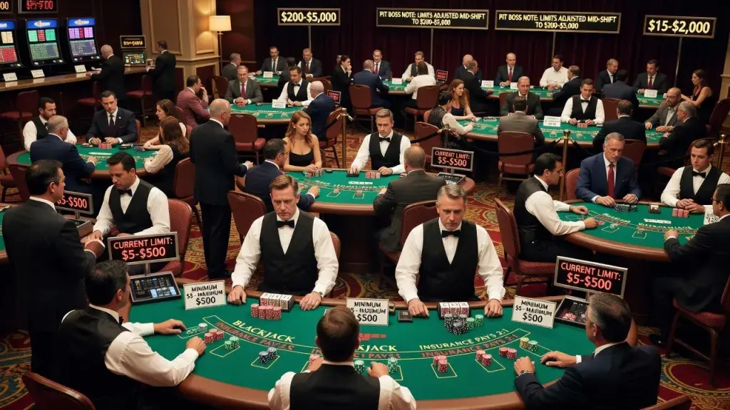 Blackjack Table Limits Explained: Minimums, Maximums, and How Betting Limits Work at Casinos